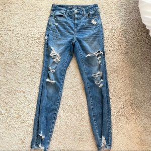 American eagle ripped jeans